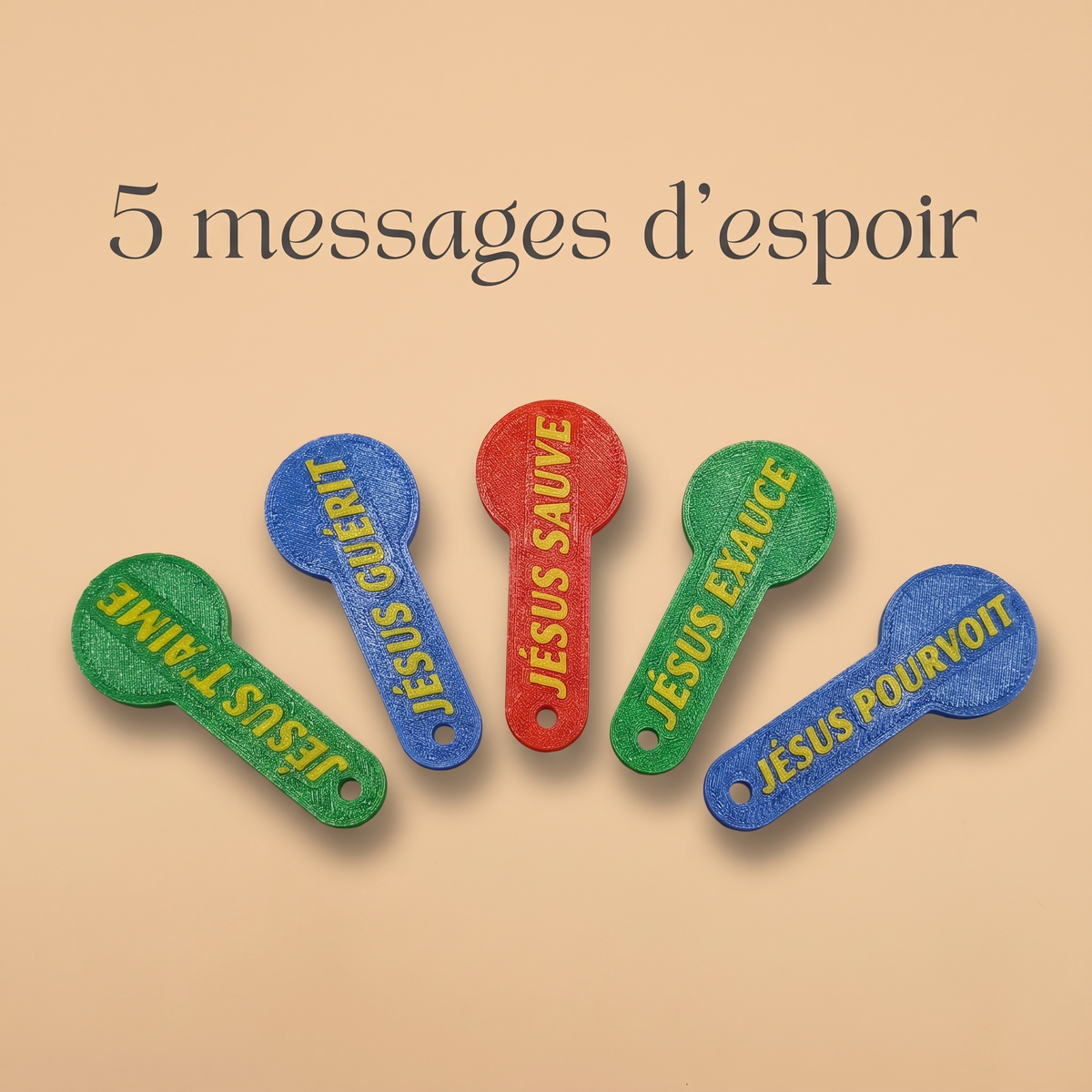 5 messages d'espoir sur les jetons