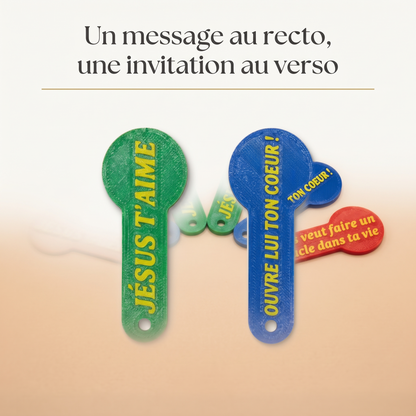 Un message au recto, une invitation au verso